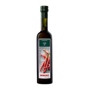 Wiberg Chiliöl, kaltgepresst, Natives Olivenöl Extra mit Chili- und Paprikaaroma - 500ml