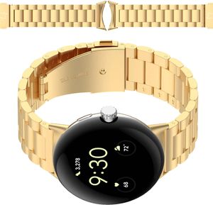 Bizon Strap Watch Aura Google Pixel Uhr 3 45 mm gold