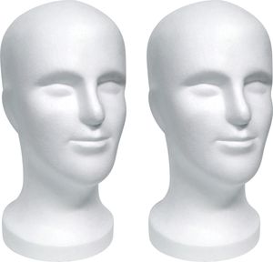 2 x FP Styroporkopf SAM - ca. 33 cm - TOP Markenqualität