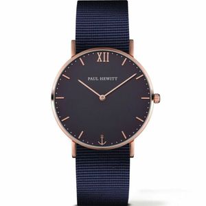 PAUL HEWITT Sailor Line Armbanduhr Rose Gold Navy blau PH-SA-R-St-B-N-20