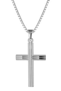trendor 08480 Kreuz mit Herren-Halskette 925 Silber, 50 cm