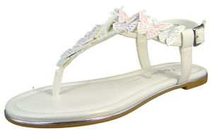 Buffalo Damen  Sandalen Capri Butterfly2 1600155 Weiß