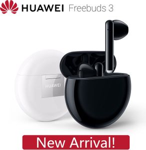 Original HUAWEI Freebuds 3 Wireless Headsets TWS Bluetooth Kopfhörer Aktive Geräuschreduktion 5.1 Leitungssteuerung 20 Stunden schwarz
