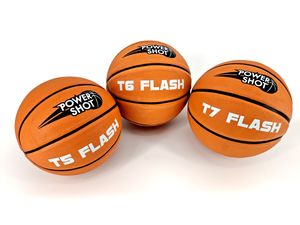 Basketball "Flash Soft Touch" - POWERSHOT - Größe 5 - Ideal für Kinder zum Basketballspielen in Vereinen