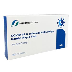 SAFECARE BIO-TECH COVID-19 & Influenza A+B Antigen Combo Rapid Test | CE 2934 | 10 Stück