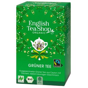 ETS - Grüner Tee, Naturland BIO Fairtrade, 20 Teebeutel