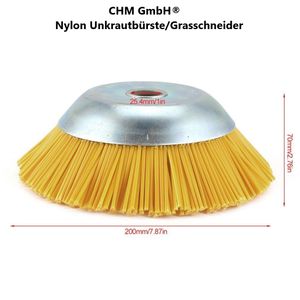 CHM GmbH® leichte Unkrautbürste Motorsense Freischneider 0,8-1 PS Grasschneider