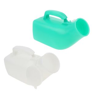 2 Stück Tragbar Urinflasche Urinal Urin-Ente mit Deckel für Reise Camping