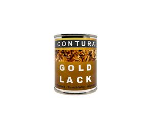 Contura Premium Goldlack 125ml. Effektfarbe Effektlack Holz und Metall