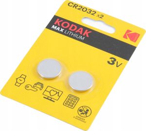 Bateria Litowa KODAK 3V CR2032 DL2032 5004LC SB-T51 / 2 szt.