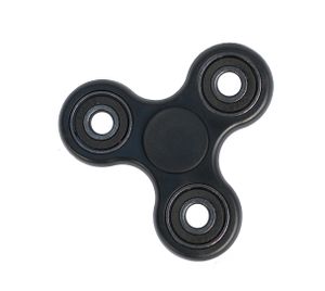 Qu-Ax Fidget Spinner, Handkreisel, Farbe: schwarz