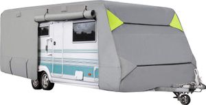 ONVAYA® Wohnwagen-Schutzhülle | Abdeckung fürs Wohnmobil | atmungsaktive Abdeckplane | Wind- und wetterfest | 730 x 250 x 220 cm
