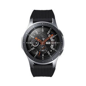 INF Armband für Samsung Galaxy Watch 46mm, Galaxy Watch 3 45mm, Gear S3 Frontier/Classic, 22mm Weiche Silikon Ersatz Uhrenarmbänder für Huawei GT 2 46mm, Schwarz L
