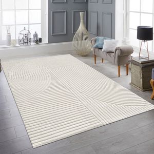 Moderner Teppich mit 3D Bogen Muster Größe - 200 x 290 cm