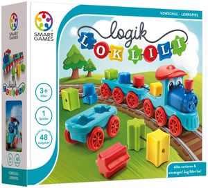 Smart Games Vorschule Logik Lok Lili, Denkspiel, Kinderspiel, Kinder Spiel, ab 3 Jahren, SG 040 DE