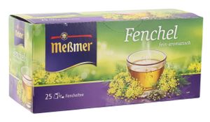Meßmer Fenchel Kräutertee fein aromatisch lecker 25 Teebeutel 75g