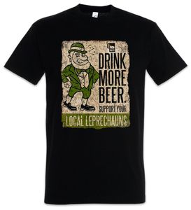 Urban Backwoods Drink More Beißer Fun T-Shirt, Größe:5XL