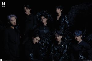 BTS - Bangtan Boys - Black Wings - Poster Druck - Größe 91,5x61 cm