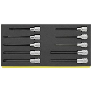 TCS 1054/2054/10 Steckschlüsseleinsätze 1/2 in TCS Einlage