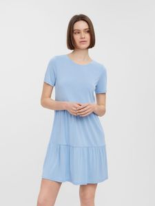 Kurzes Blusenkleid Lockeres Kurzarm Tunika Mini Dress VMFILLI | XS