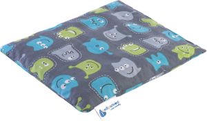 Medi Partners Kirschkernkissen Körnerkissen groß Wärmekissen 500g Rechteck 18x22cm Öko Natur 100% Baumwolle Wärme + Kältetherapie Massagetherapie (Kreaturen)