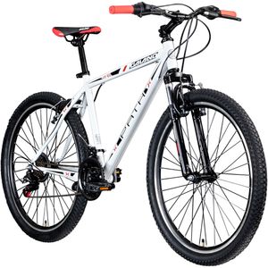 Galano Path Mountainbike Jugendfahrrad ab 160 cm Fahrrad 26 Zoll für Mädchen Jungen oder Erwachsene MTB Hardtail 21 Gänge, Farbe:weiß/schwarz, Rahmengröße:46 cm