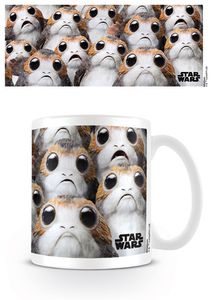 Star Wars - The Last Jedi - Many Porgs - Keramik Tasse - Ø8,5 H9,5cm