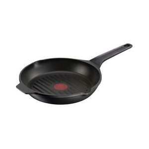 Tefal E2490544, Rund, Kastanienpfanne, Schwarz, Titan, Aluminium, Keramik, Gas, Halogen, Induktion, Versiegelte Platte