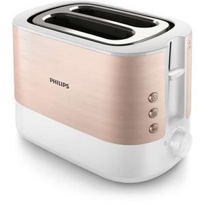 Philips Viva Collection HD2638/11, 2 Scheibe(n), Roségold, Weiß, Metall, Kunststoff, 860 W, 220-240 V, 1050 W