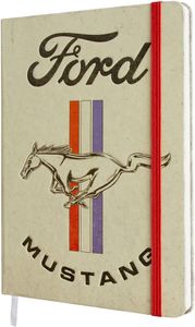 Nostalgic-Art - Notizbuch - Ford Mustang - Horse & Stripes Logo