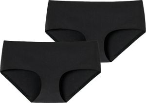 Schiesser Panty unter-hose unter-wäsche basic Invisible Baumwolle schwarz 42
