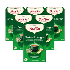 6 x BIO YOGI TEA Grüne Energie | 6 x 30,6g