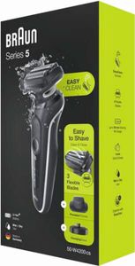 Braun 50-W4200cs Personal Care Series 5 Nass- und Trockenrasierer (schwarz/weiß)