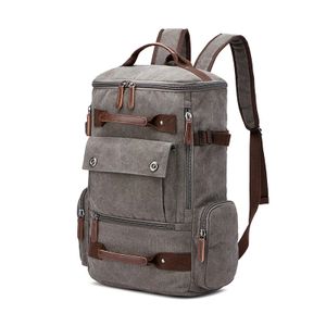 Premium Rucksack für Herren aus Canvas, Fach für Laptop und Notebook