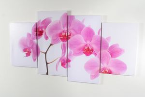 Wackadoo® Keilrahmenbild 4 teilig "Orchidee"