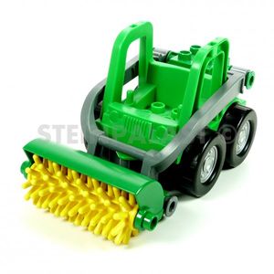 Bauernhof Traktor Auto grün groß Kehrmaschine Kehrauto Kehrbürste 4978 40637 31427 Lego Duplo E08