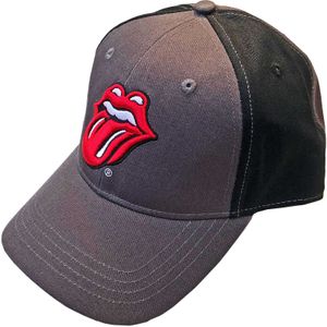 The Rolling Stones - "Classic Tongue" Baseball-Mütze für Herren/Damen Unisex RO6430 (Einheitsgröße) (Anthrazit/Schwarz)