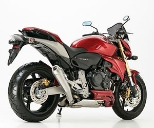 SHARK Conic für kompatibel mit Honda CB 600 Hornet BJ 2007-13 Auspuffanlage