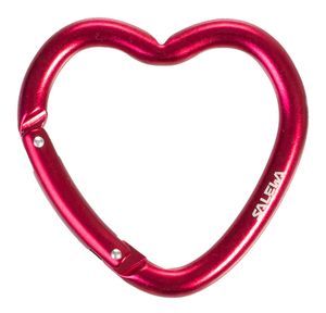 SALEWA Schlüsselanhänger Heart Carabiner Red pink