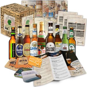 Bier Spezialitäten aus Deutschland (Die besten deutschen Biere) als Probierpaket zum Verschenken in Geschenkverpackung (Bier + Tasting-Anleitung + Bierbroschüre + Brauereigeschenke) 9 x 0,33l Bier Spezialitäten aus Deutschland (Die besten deutschen Biere) als Probierpaket zum Verschenken in Geschenkverpackung (Bier + Tasting-Anleitung + Bierbroschüre + Brauereigeschenke) 9 x 0,33l