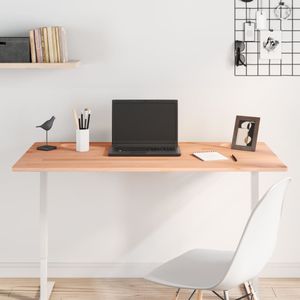 Einfachen Design & Stilvol Schreibtischplatte 110x60x1,5 cm Massivholz Buche Tischplatten - 1parcel