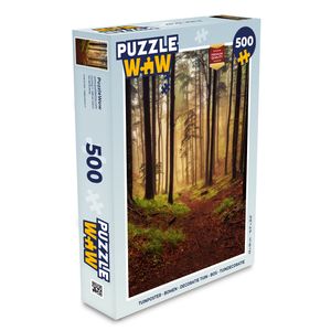 MuchoWow® Puzzle 500 Teile Bäume - Natur - Wald - Denken - Spiel - Toy