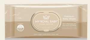 My Royal Baby Premium Babyfeuchttücher, extra groß