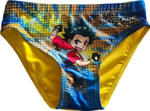 Beyblade Burst Badehose Badeslip mit Valt Aoi Anime für Kinder Gelb Größe 104