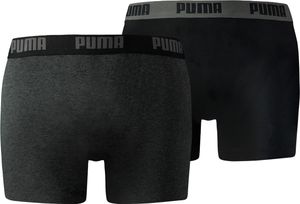 PUMA BASIC BOXER 2P dark grey melange/black XL