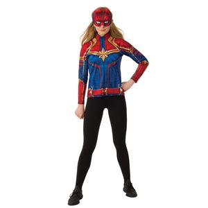 Captain Marvel - kostým - dámský BN5411 (S) (modrá/červená)