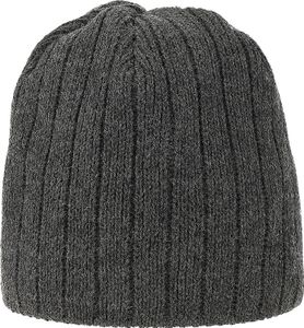 Faera Strick Beanie mit Fleece-Innenfutter und glatter Oberfläche One Size