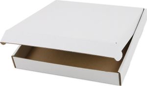 32x32x4cm Weiß geschnittene Schachtel - Satz von 5 Stück - Faltkarton, Verpackung aus Karton