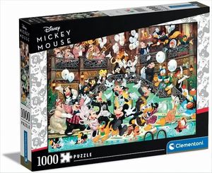 Clementoni 39472 Mickey 90 Jahre Celebration, 1000 Teile Puzzle