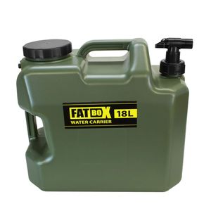 Fatbox Water Carrier Wasserkanister mit Hahn, 18 Liter